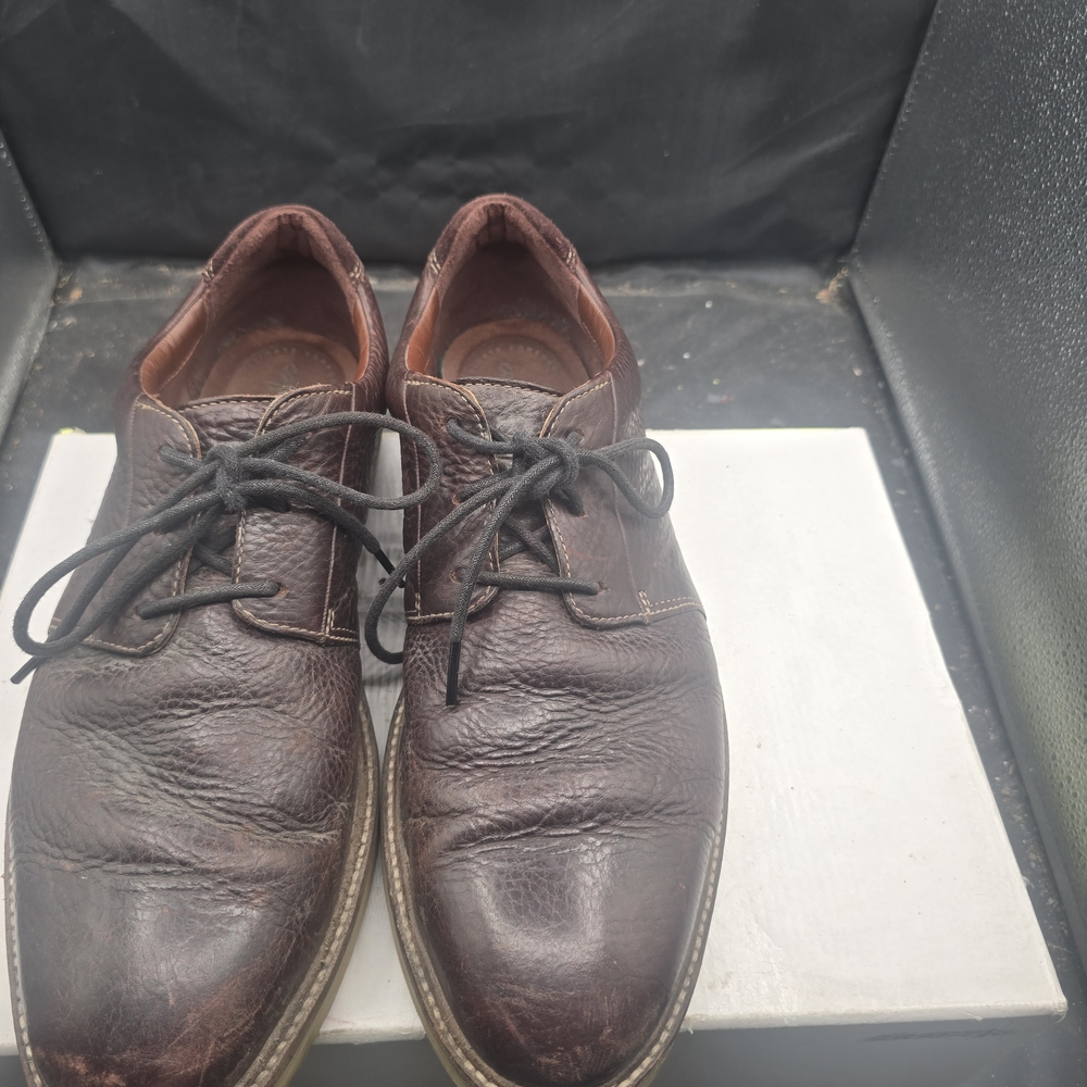 Clarks Dark Brown Leather Derbys‎ for Men
